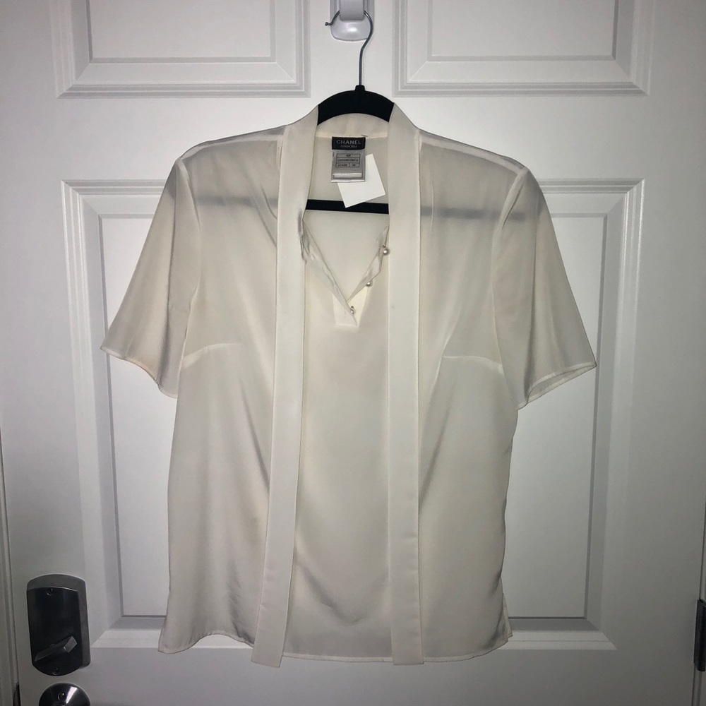 Chanel chiffon top